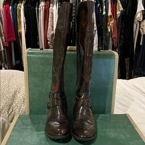 Born Brown Heeled Boots